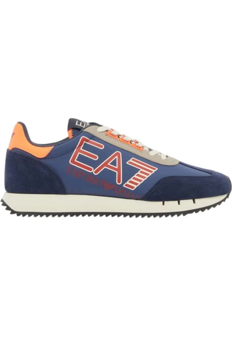 Pantofi sport  EA7 Black&White Vintage NY 58244, Albastru