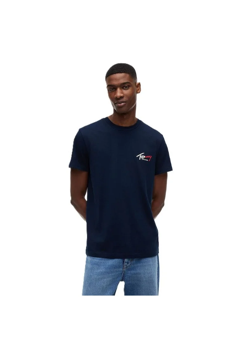 Tricou  TJM SLIM SIGN CHEST SS TEE EXT-DM0DM22538-C1G