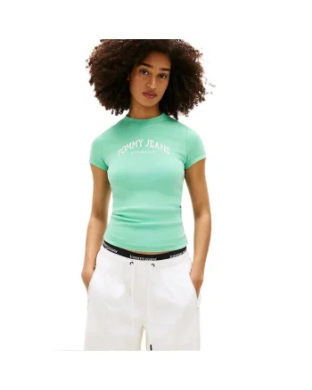 Tricou  TJW SLIM VARSITY SS TEE-DW0DW22302-L5C