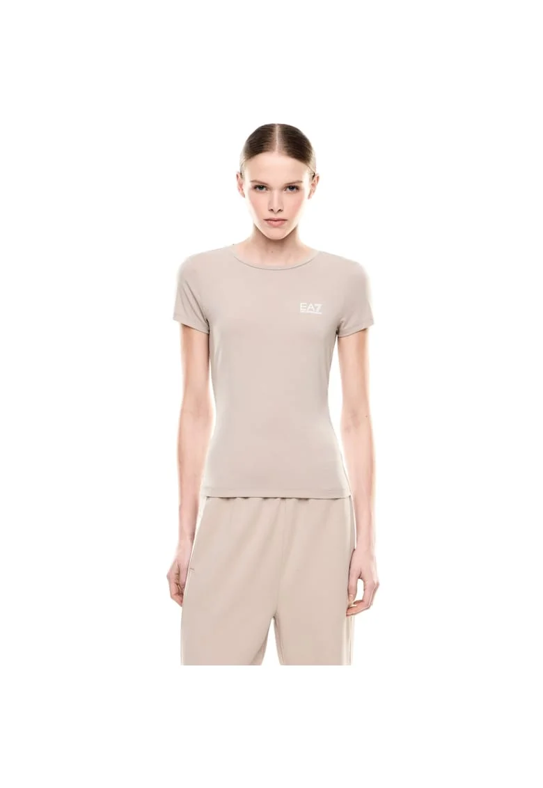 Tricou  EA7 Natural Ventus7 W 55360, Bej