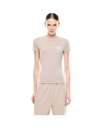 Tricou  EA7 Natural Ventus7 W 55360, Bej