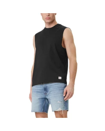 Maiou  30S JERSEY BADGE MUSCLE TANK-LV04RF273G-UB1