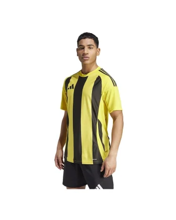 Tricou sportiv barbatesc  Striped 24 Jersey, galben-negru, poliester reciclabil, Negru/Galben