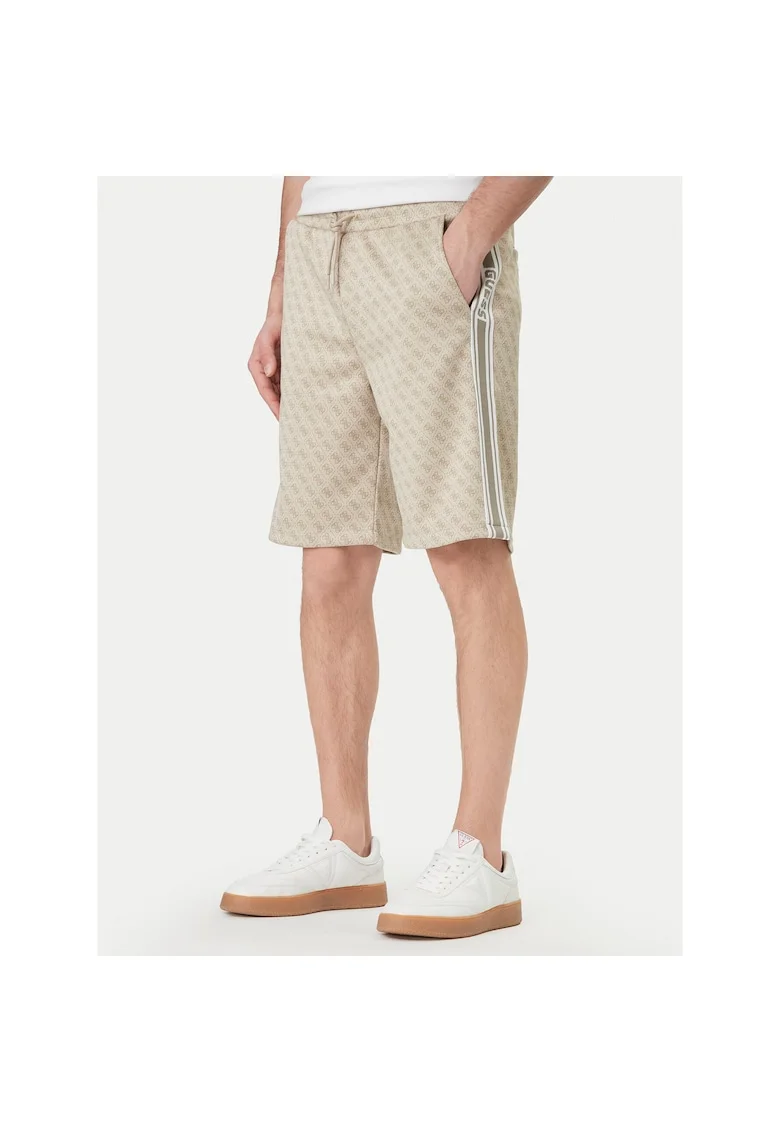 Pantaloni scurți sport pentru bărbați, Bej