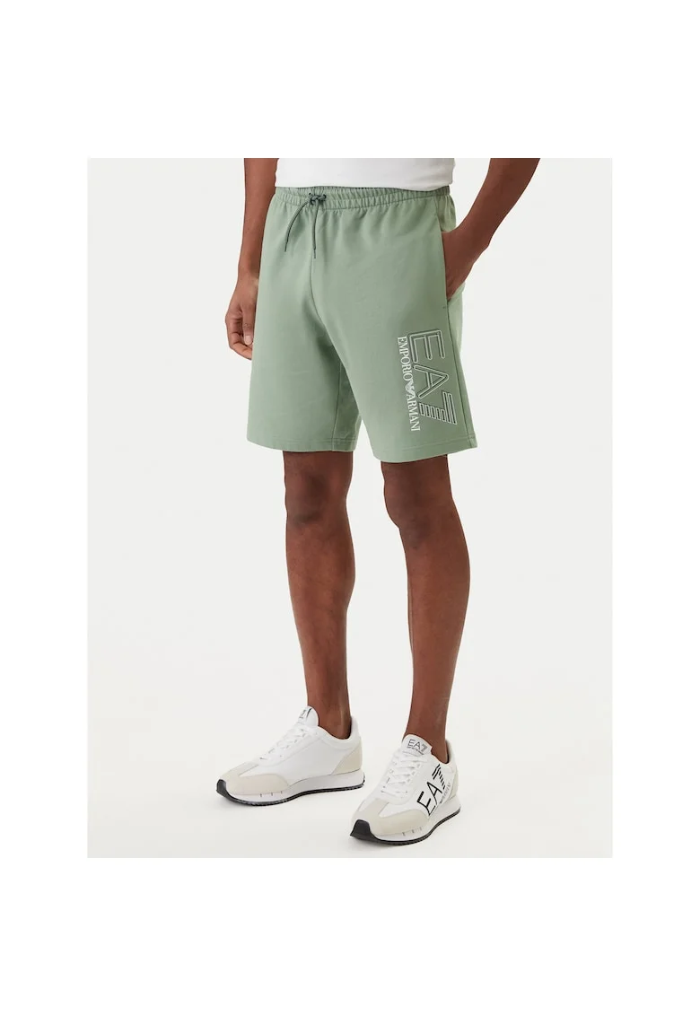 Pantaloni sport barbati,  bumbac, verde deschisdwqfwq, Verde