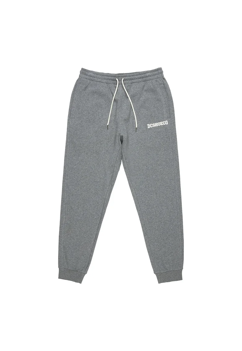 Pantaloni sport barbati,  gri, 50% bumbac, 25% poliester recicokokat, Gri