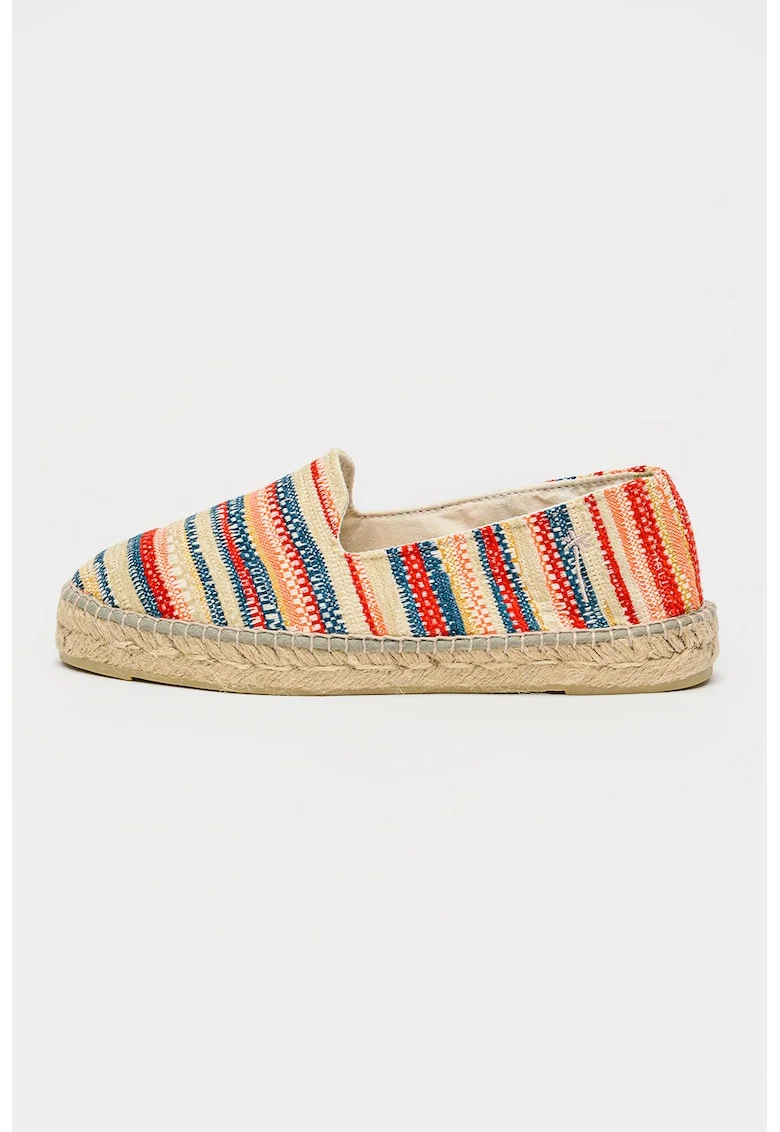 Espadrile cu model uni, Multicolor