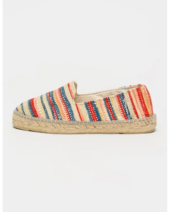 Espadrile cu model uni, Multicolor