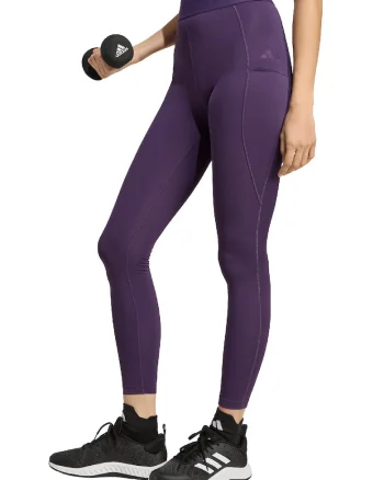 Colanti cu talie inalta, pentru fitness, Mov inchis