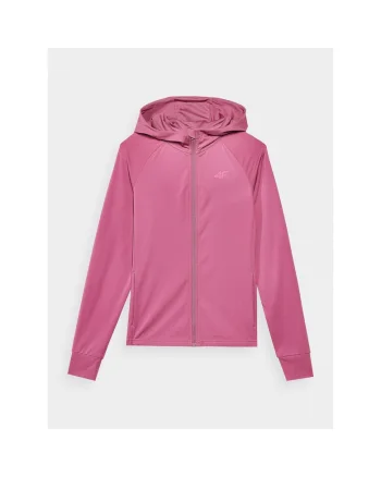 Hanorac de trening  Slim, uscare rapida, violet, material sintetic, pentru femei