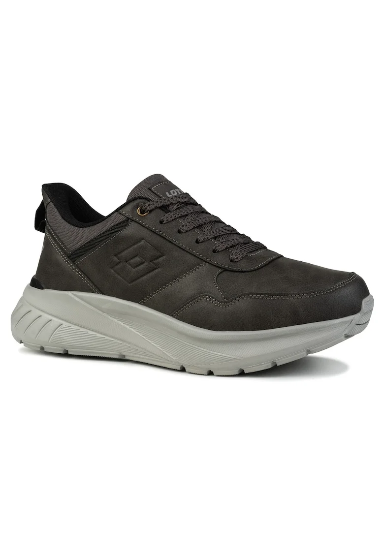 Pantofi sport barbati,  Gri grafit, Sintetic, Gri grafit
