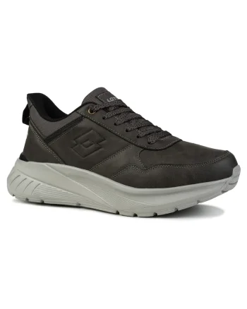 Pantofi sport barbati,  Gri grafit, Sintetic, Gri grafit