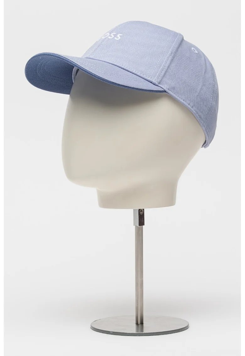 Sapca baseball ajustabila cu logo, Alb/Albastru azur