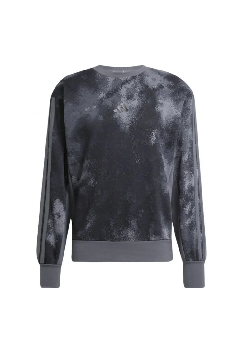 Bluza sport barbati,  Aop Colourblock, material respirabil