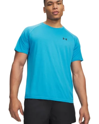 Tricou pentru antrenament Velocity 2.0, Albastru deschis neon