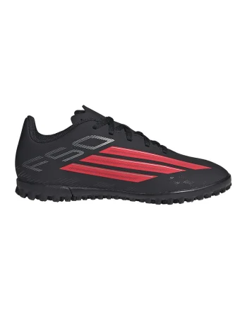 Pantofi F50 Club TF pentru fotbal, Rosu/Negru
