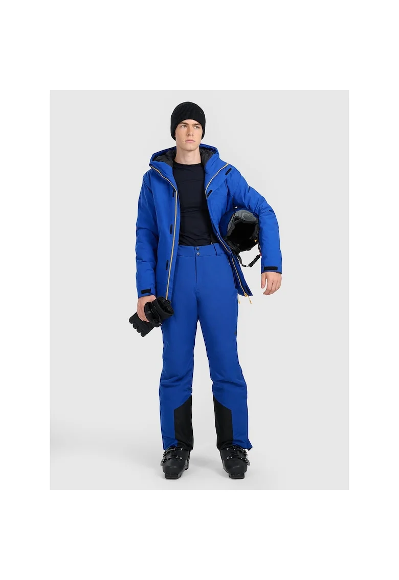 Pantaloni schi barbati,  poliester, albastru, Albastru