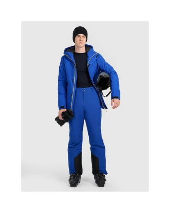 Pantaloni schi barbati,  poliester, albastru, Albastru