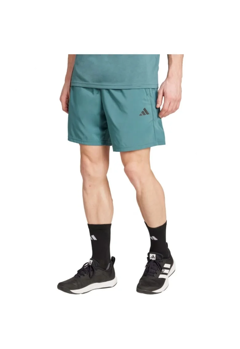 Pantaloni sport barbati,  Train Essentials, scurti, verde, material textil