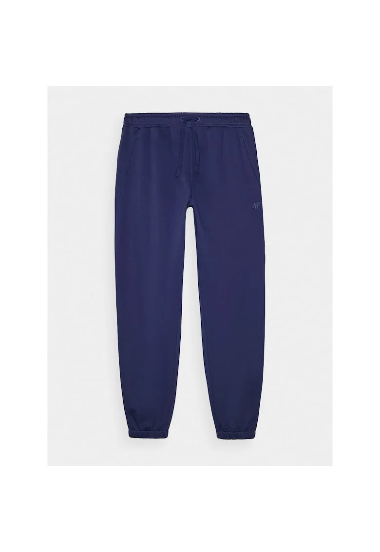 Pantaloni sport barbati  bleumarin, poliester/bumbac