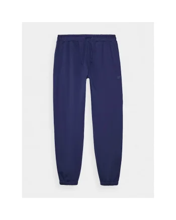 Pantaloni sport barbati  bleumarin, poliester/bumbac