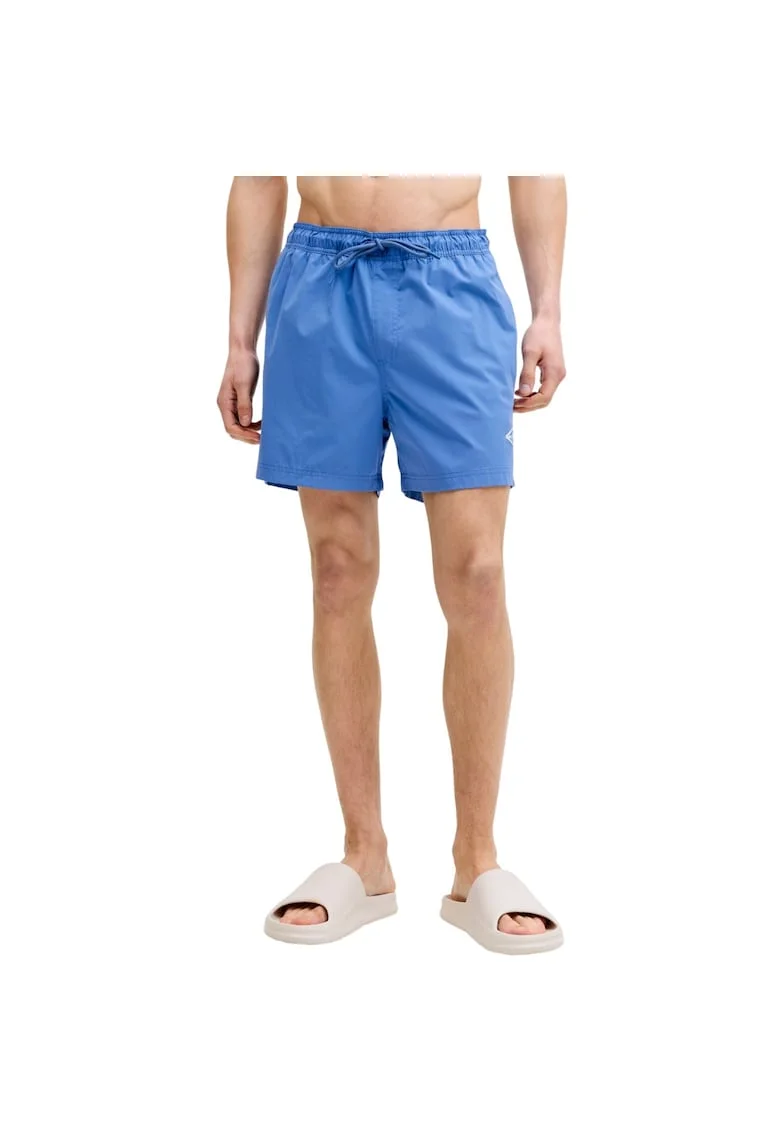 Short JACK &JONES Maui Tropic Solid SN 59892, Albastru