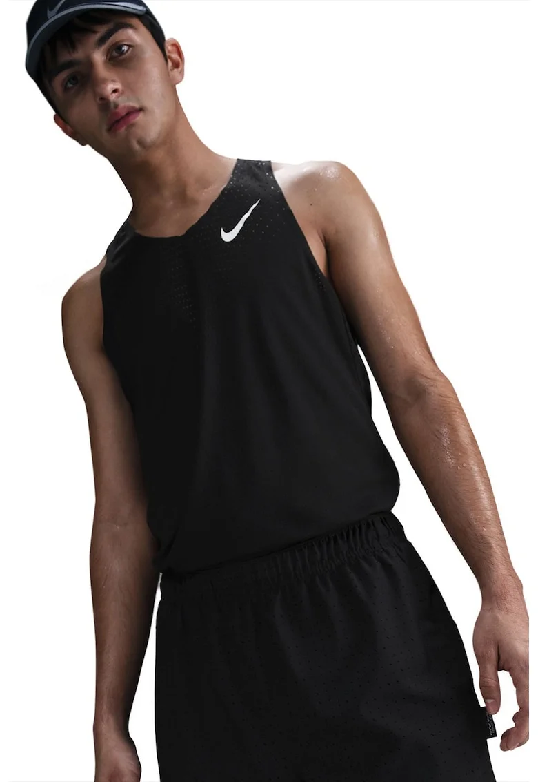 Pantaloni scurti pentru alergare Challenger Breathe, Negru