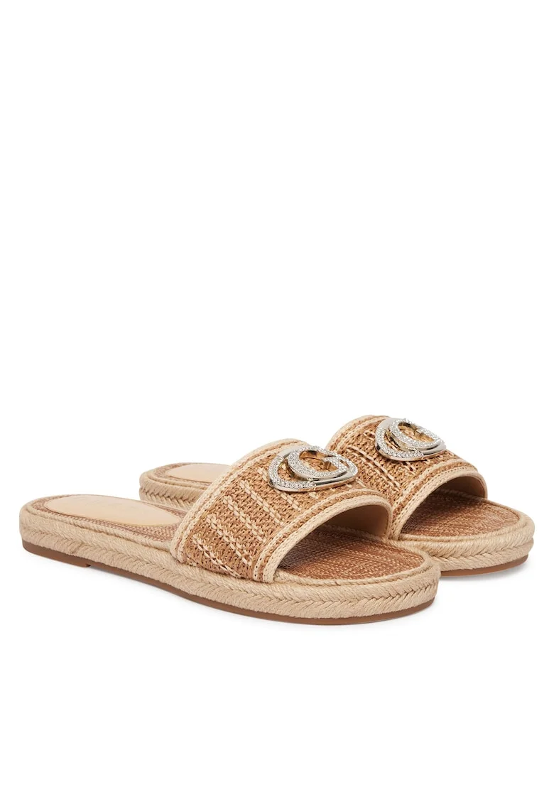 Espadrile femeie,  material sintetic, bej,