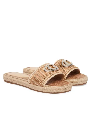 Espadrile femeie,  material sintetic, bej,