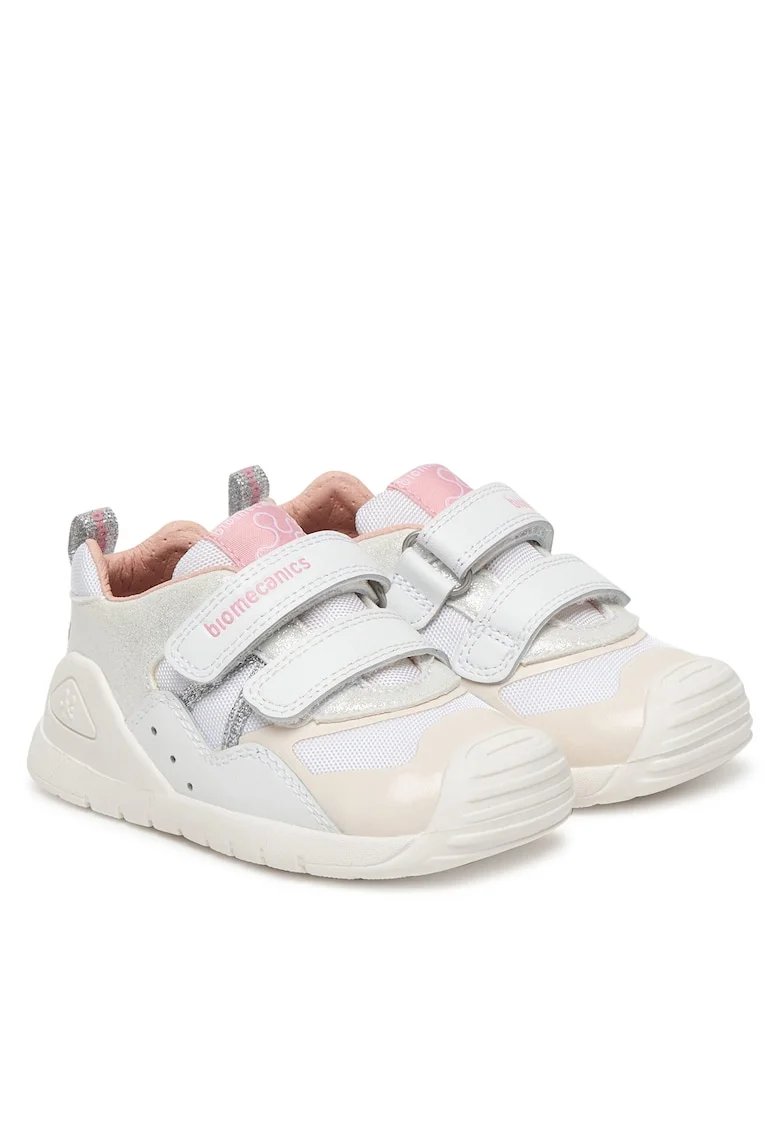 Pantofi sport copii  din piele naturala, Alb