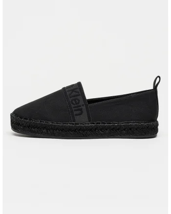Espadrile din panza Oblique, Negru