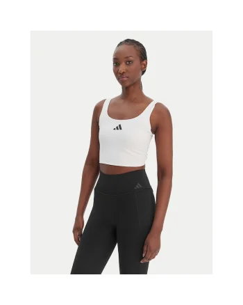 Maiou sport dama,  alb, poliester reciclat, Alb