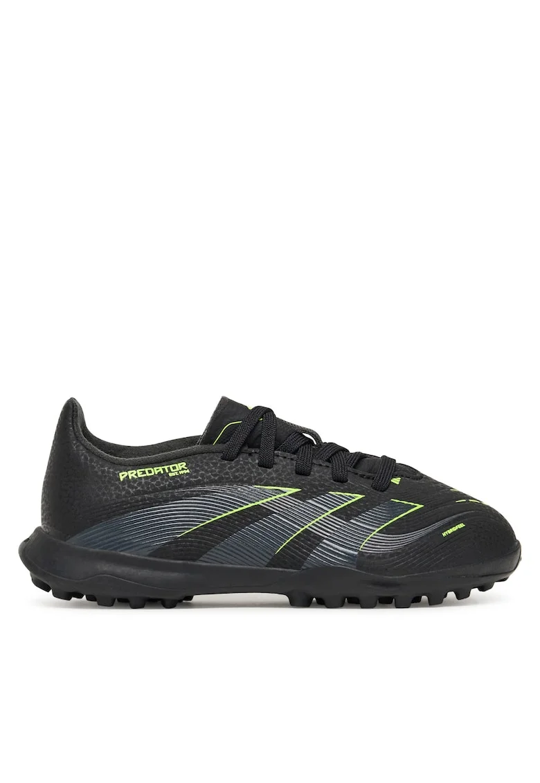 Pantofi sport copii,  ghete de fotbal, material sintetic, negru