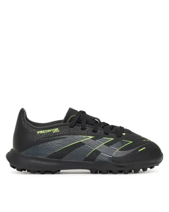 Pantofi sport copii,  ghete de fotbal, material sintetic, negru