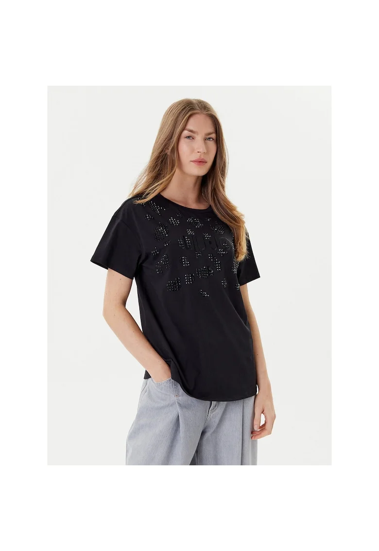 Tricou sport dama,  bumbac 100%, negru, Negru