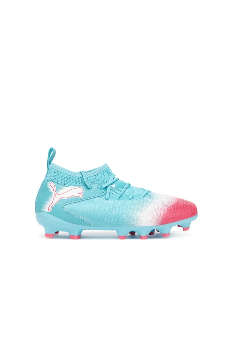 Ghete de fotbal pentru baieti,  material sintetic, albastru