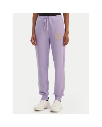Pantaloni sport dama,  bumbac, violet, Violet