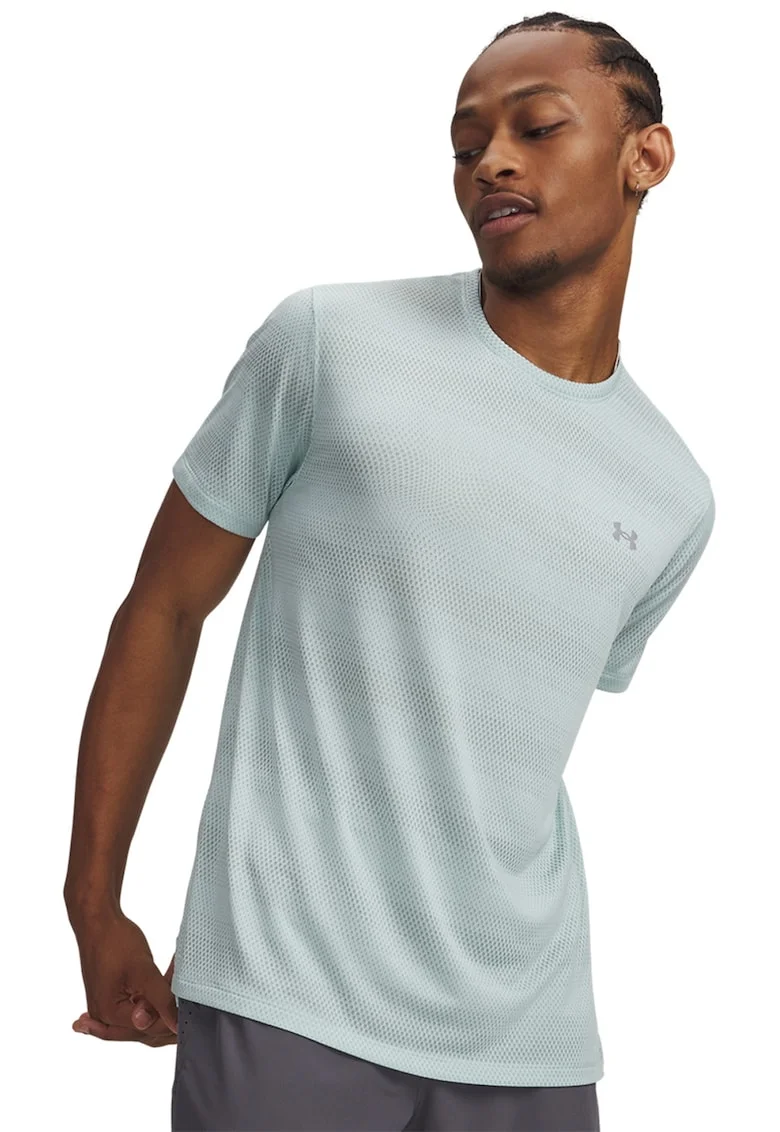 Tricou lejer pentru fitness Velociti, Verde pal