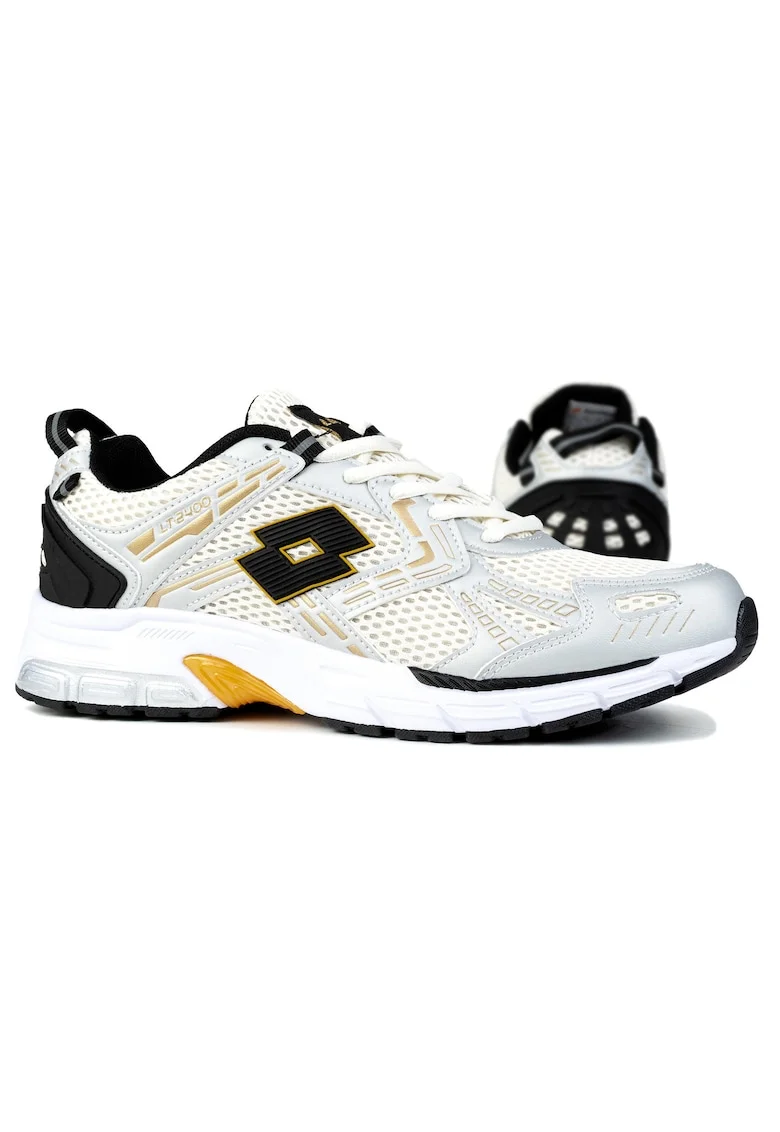 Pantofi sport barbati  alergare, foarte usori, alb, material sintetic si textil,