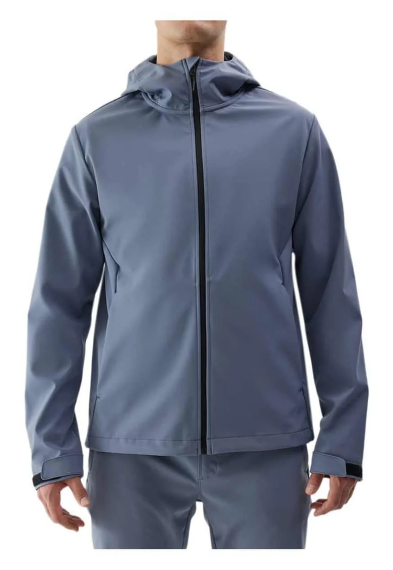 Jacheta softshell barbati  impermeabila, respirabila, poliester-elastan - 638741, Albastru