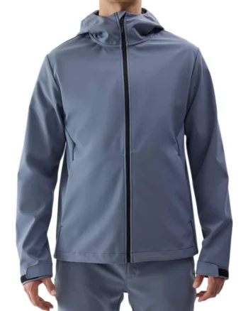 Jacheta softshell barbati  impermeabila, respirabila, poliester-elastan - 638741, Albastru
