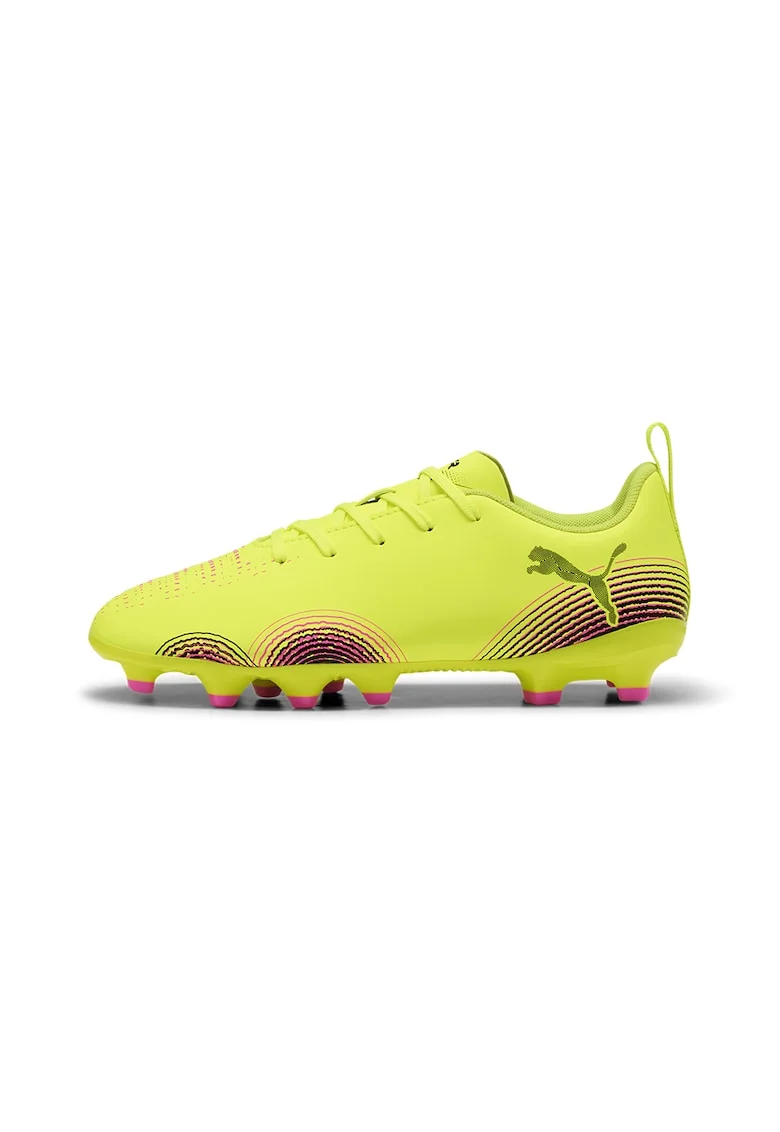 Pantofi low-cut pentru fotbal Future, Negru/Galben pai/Roz