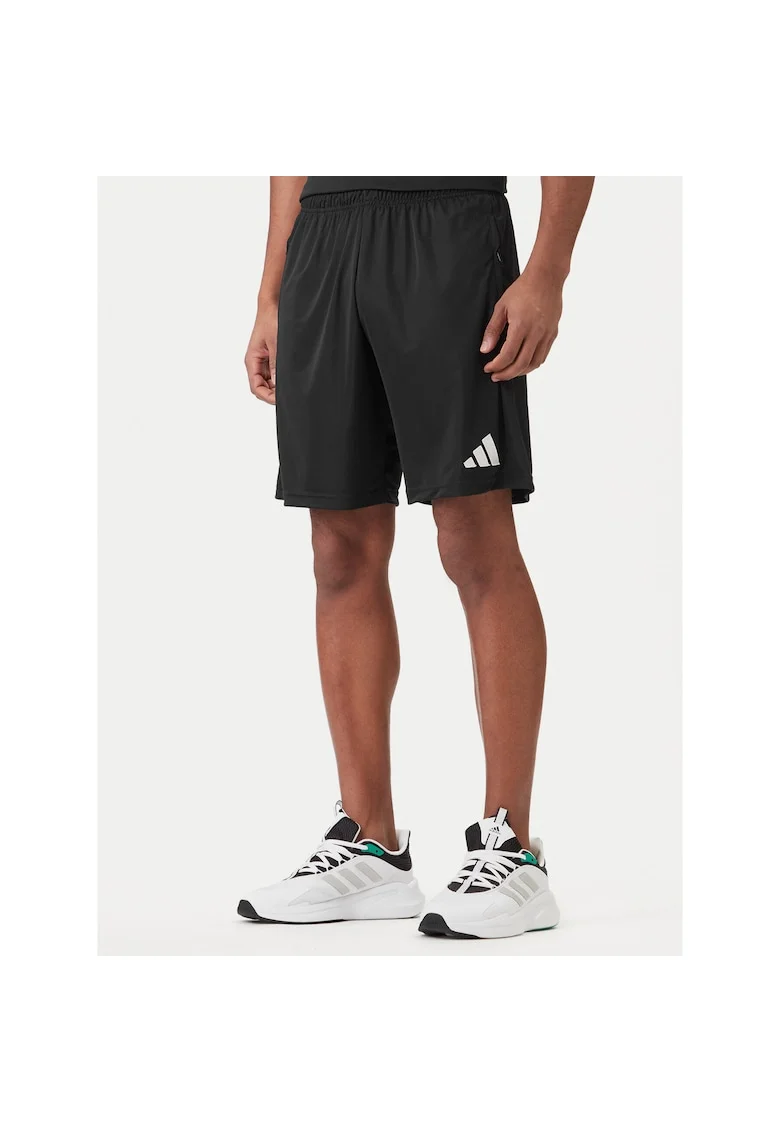 Pantaloni scurti sport barbati,  poliester reciclat, negru