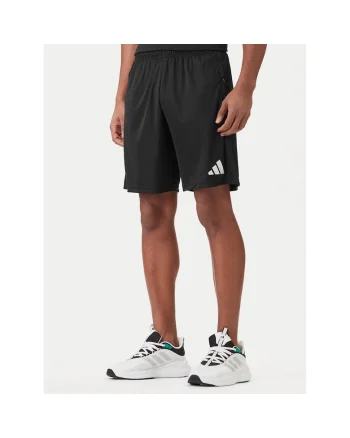 Pantaloni scurti sport barbati,  poliester reciclat, negru