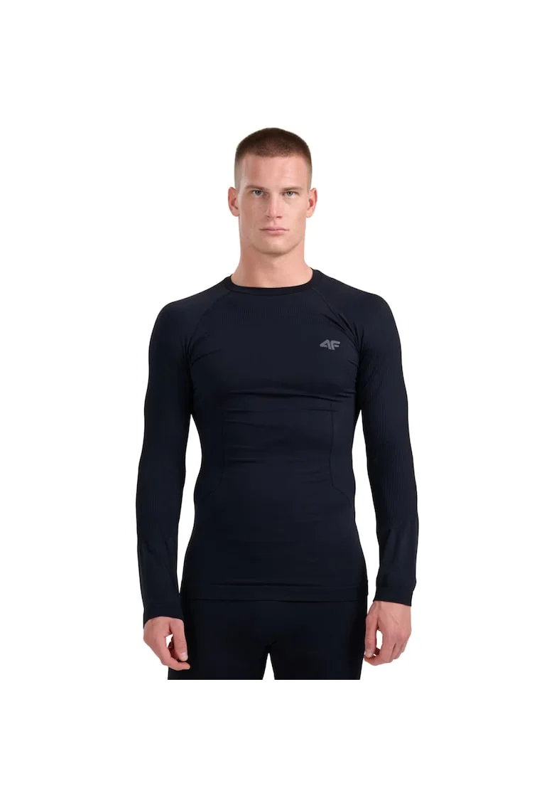 Bluza sport  termoactiv, negru, material de calitate, croiala moderna
