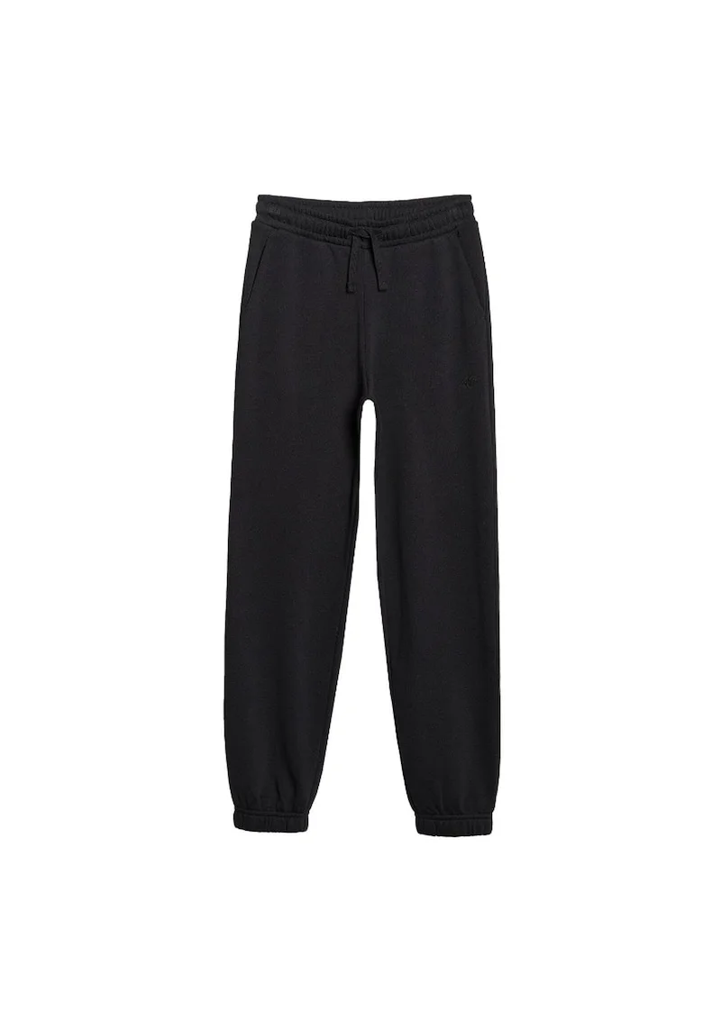 Pantaloni sport copii  M1188, negru, bumbac/poliester