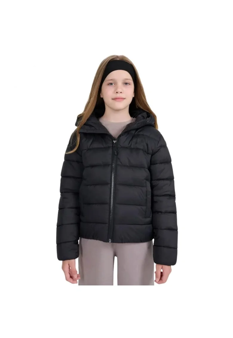 Jacheta sport copii,  Puchowa U0704, Negru