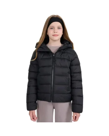 Jacheta sport copii,  Puchowa U0704, Negru