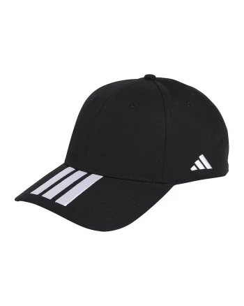 Sapca de bumbac unisex pentru fotbal Tiro, Negru/Alb optic