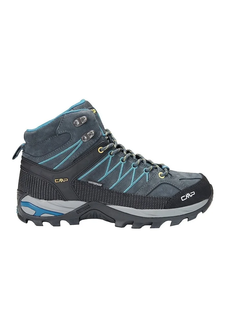 Ghete sport barbati  3Q1294765UM, Piele naturala, Gri